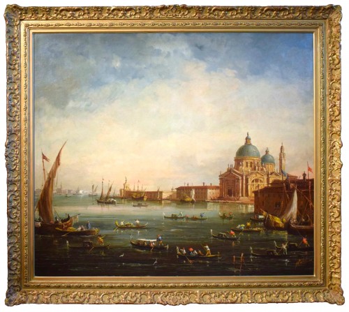 Venice, Panorama of the Grand Canal - José Martorell Puidomenech (1800-1900)